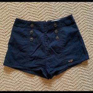 Hollister navy sailor shorts (0)